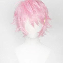 Pink 30cm Skate-Leading Stars Akimitsu Mochizuki Cosplay Wig