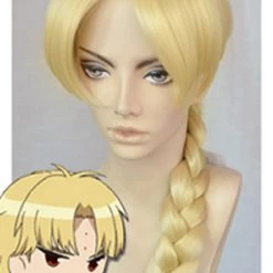 Gold 70cm D.Gray-Man Howard Link Cosplay Wig