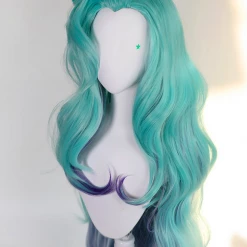 Green And Purple 100cm League Of Legends LOL K/DA Seraphine Cosplay Wig -Cosplay Shopper Store COS 083 02 19