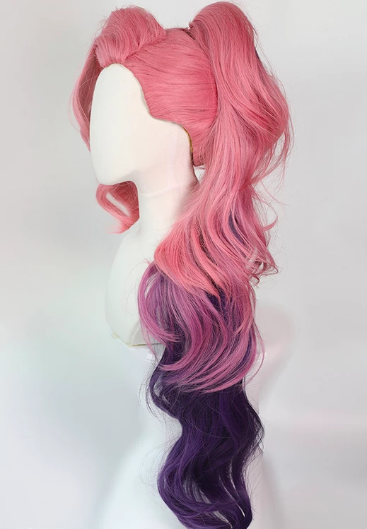 100cm League Of Legends LOL K/DA Seraphine Cosplay Wig 5 100cm League Of Legends LOL K/DA Seraphine Cosplay Wig - Image 3