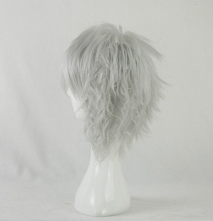 Silver 35cm Darker Than Black Yin Cosplay Wig 5 Silver 35cm Darker Than Black Yin Cosplay Wig - Image 3