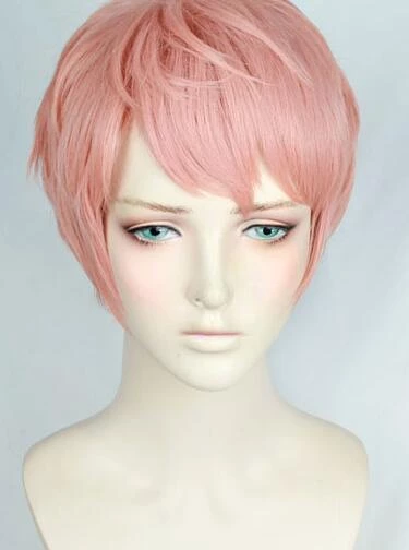 Pink 30cm Ensemble Stars Shu Itsuki Cosplay Wig 3 Pink 30cm Ensemble Stars Shu Itsuki Cosplay Wig