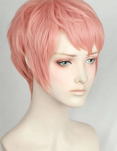Pink 30cm Ensemble Stars Shu Itsuki Cosplay Wig 4 Pink 30cm Ensemble Stars Shu Itsuki Cosplay Wig - Image 2