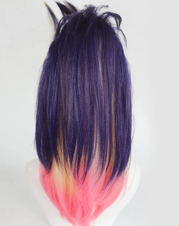 65cm League Of Legends LOL K/DA Akali Cosplay Wig 7 65cm League Of Legends LOL K/DA Akali Cosplay Wig - Image 5