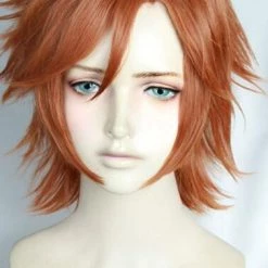 Brown 35cm Ensemble Stars Madara Mikejima Cosplay Wig