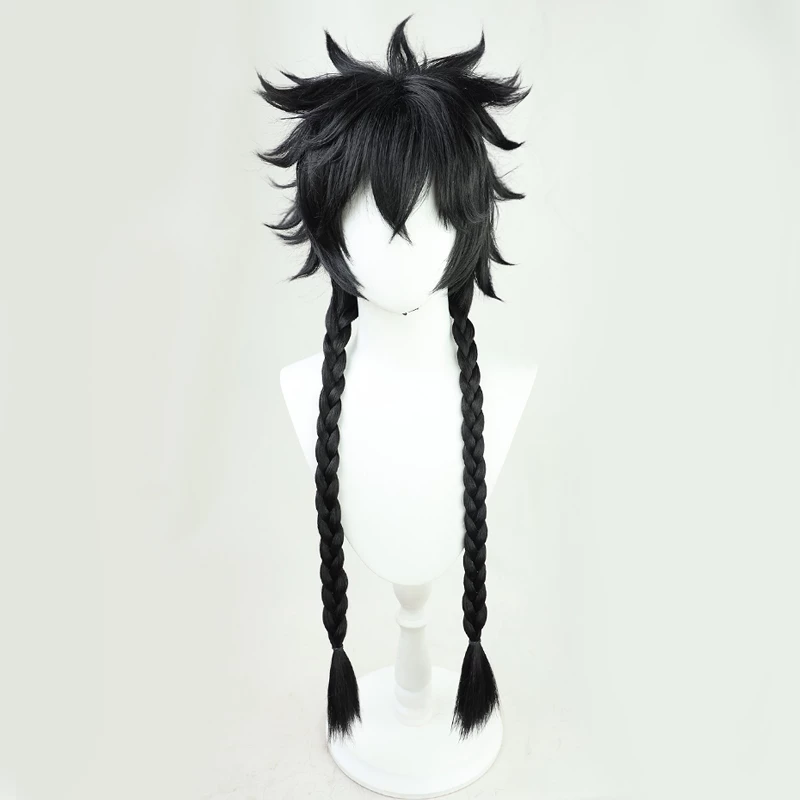 Black 80cm Blue Period Haruka Hashida Cosplay Wig 4 Black 80cm Blue Period Haruka Hashida Cosplay Wig - Image 2