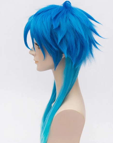 Blue 55cm Dramatical Murder Aoba Seragaki DMMD Cosplay Wig 4 Blue 55cm Dramatical Murder Aoba Seragaki DMMD Cosplay Wig - Image 2