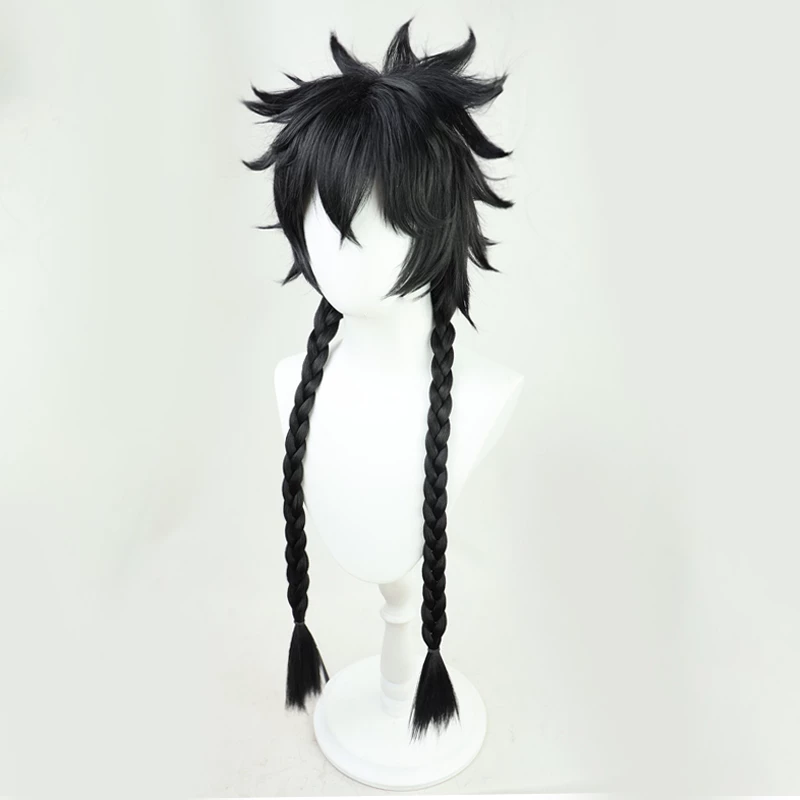 Black 80cm Blue Period Haruka Hashida Cosplay Wig 5 Black 80cm Blue Period Haruka Hashida Cosplay Wig - Image 3