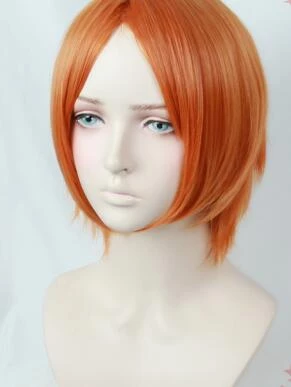 Orange 35cm Ensemble Stars Hinata Aoi/Yuta Aoi Cosplay Wig 4 Orange 35cm Ensemble Stars Hinata Aoi/Yuta Aoi Cosplay Wig - Image 2