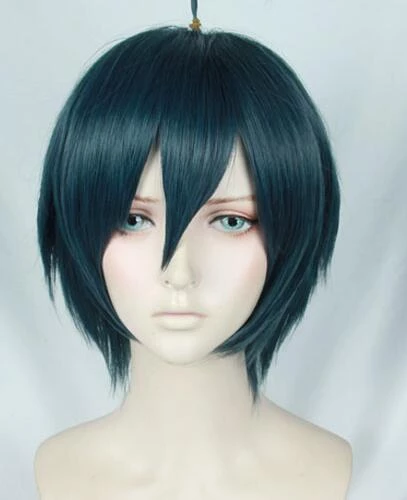 Dark Blue 30cm Danganronpa V3: Killing Harmony Shuichi Saihara Cosplay Wig 3 Dark Blue 30cm Danganronpa V3: Killing Harmony Shuichi Saihara Cosplay Wig