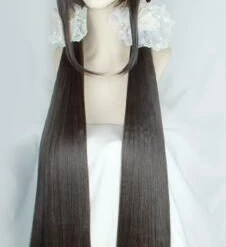 Black 120cm Danganronpa V3: Killing Harmony Maki Harukawa Cosplay Wig