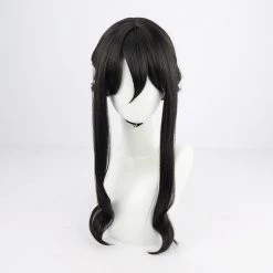 Black 50cm Arknights Ines Cosplay Wig 7 Black 50cm Arknights Ines Cosplay Wig -Cosplay Shopper Store COS 097 01 33 1