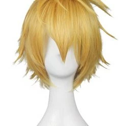 Gold 35cm God Eater Burst Cosplay Julius Visconti Cosplay Wig