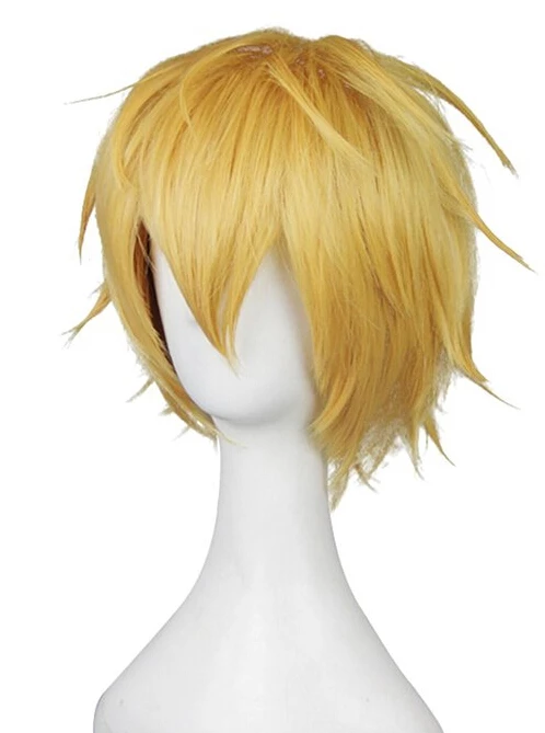 Gold 35cm God Eater Burst Cosplay Julius Visconti Cosplay Wig 4 Gold 35cm God Eater Burst Cosplay Julius Visconti Cosplay Wig - Image 2