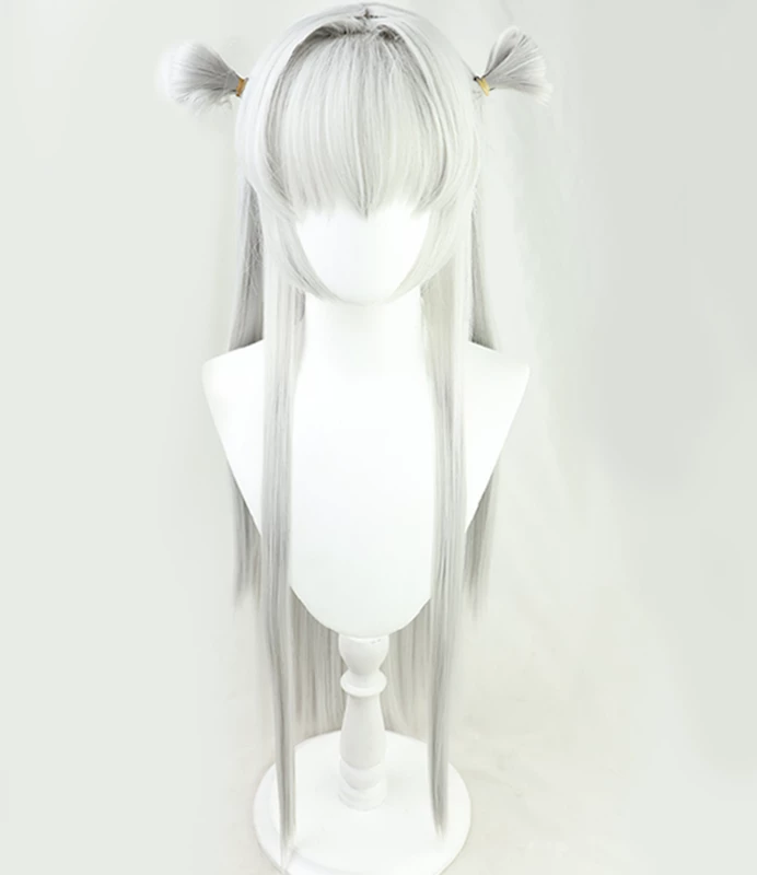 Silver 100cm The World's Finest Assassin Gets Reincarnated In Another World As An Aristocrat Dia Viekone Cosplay Wig 4 Silver 100cm The World's Finest Assassin Gets Reincarnated In Another World As An Aristocrat Dia Viekone Cosplay Wig - Image 2