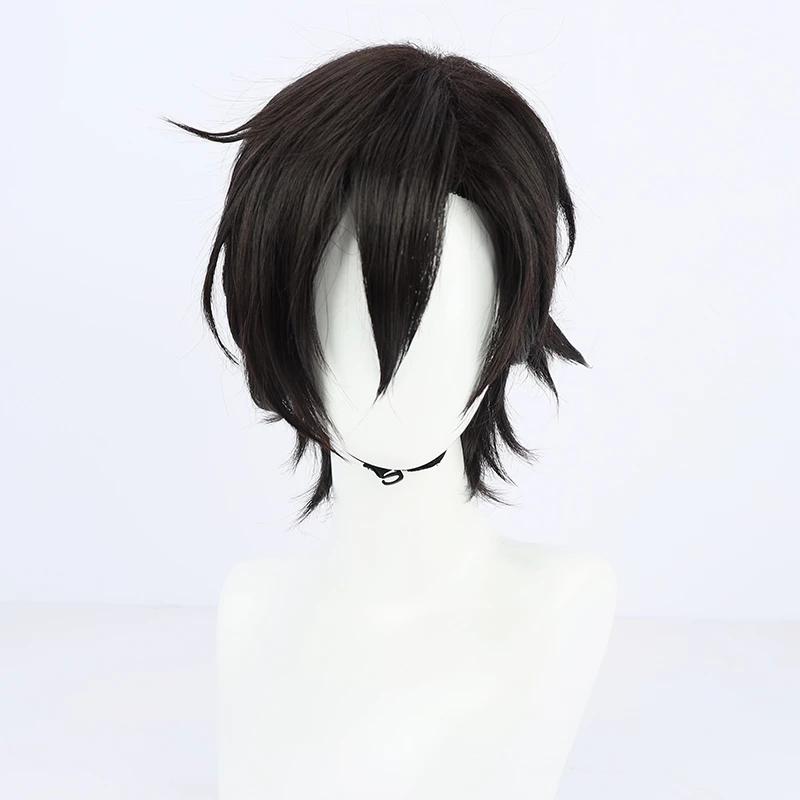 Black 30cm Summer Time Rendering Shinpei Ajiro Cosplay Wig 4 Black 30cm Summer Time Rendering Shinpei Ajiro Cosplay Wig - Image 2