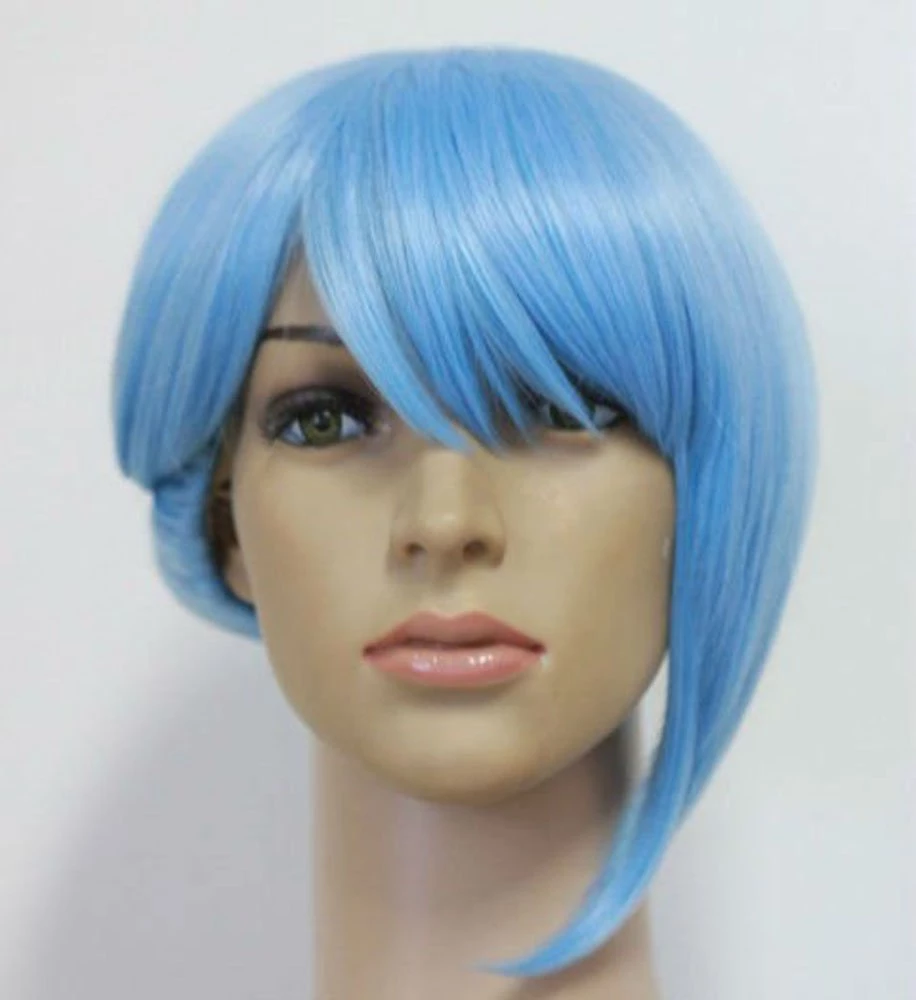 35cm Blue Tiger & Bunny Karina Lyle Blue Rose Cosplay Wig 3 35cm Blue Tiger & Bunny Karina Lyle Blue Rose Cosplay Wig
