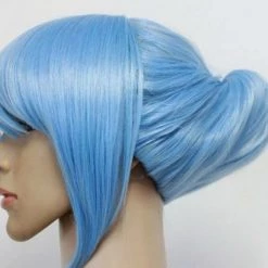 35cm Blue Tiger & Bunny Karina Lyle Blue Rose Cosplay Wig 8 35cm Blue Tiger & Bunny Karina Lyle Blue Rose Cosplay Wig -Cosplay Shopper Store COS 168 03