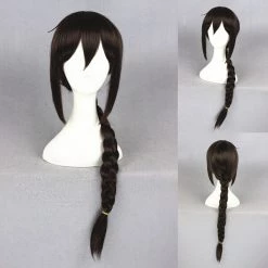 Brown 60cm Durarara!! Mairu Orihara Cosplay Wig