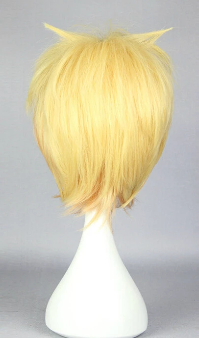 Golden 30cm Cute High Earth Defense Club Love! Yumoto Hakone Cosplay Wig 6 Golden 30cm Cute High Earth Defense Club Love! Yumoto Hakone Cosplay Wig - Image 4