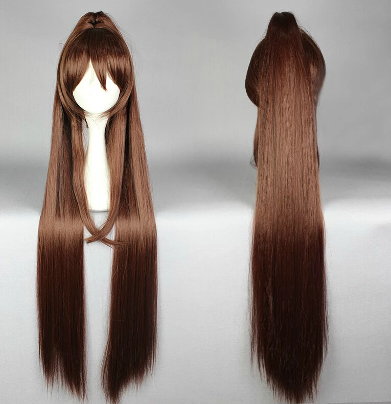 Brown 110cm Kantai Collection Yamato Cosplay Wig 3 Brown 110cm Kantai Collection Yamato Cosplay Wig