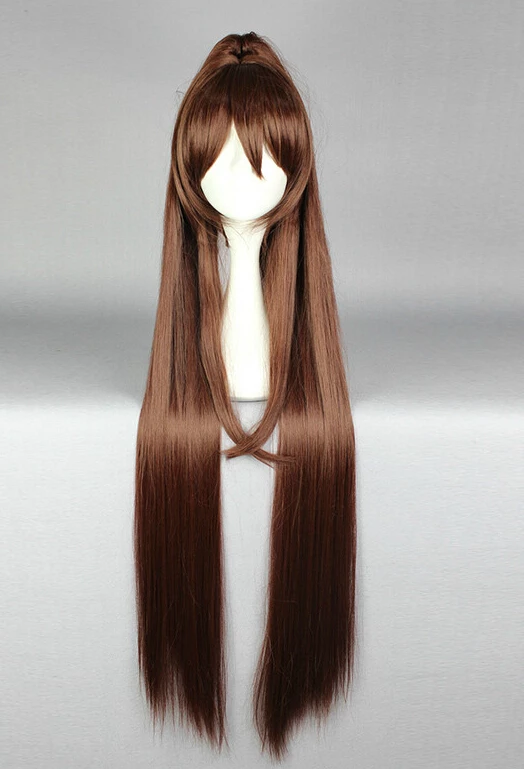 Brown 110cm Kantai Collection Yamato Cosplay Wig 4 Brown 110cm Kantai Collection Yamato Cosplay Wig - Image 2