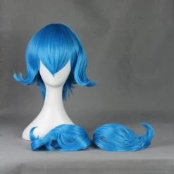 Blue 40cm Touken Ranbu Sayo Samonji Cosplay Wig 9 Blue 40cm Touken Ranbu Sayo Samonji Cosplay Wig -Cosplay Shopper Store COS 19 04 8