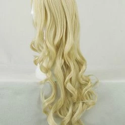 Golden 80cm ZONE-00 Hime Cosplay Wig 6 Golden 80cm ZONE-00 Hime Cosplay Wig -Cosplay Shopper Store COS 209 02