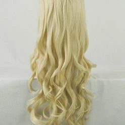 Golden 80cm ZONE-00 Hime Cosplay Wig 7 Golden 80cm ZONE-00 Hime Cosplay Wig -Cosplay Shopper Store COS 209 03