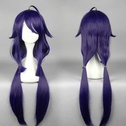 Purple 80cm Kantai Collection Taigei Cosplay Wig