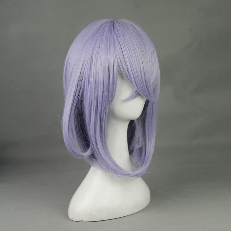 Purple 40cm Touken Ranbu Honebami Toushirou Cosplay Wig 4 Purple 40cm Touken Ranbu Honebami Toushirou Cosplay Wig - Image 2