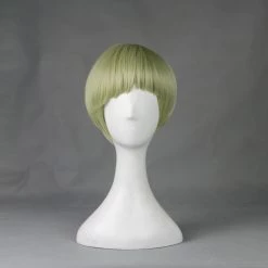 Green 60cm Cute High Earth Defense Club Love! Io Naruko Cosplay Wig