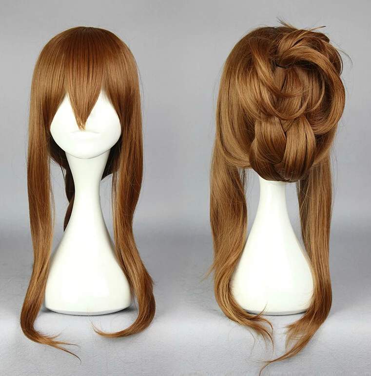 Brown 70cm Kantai Collection Inazuma Cosplay Wig 3 Brown 70cm Kantai Collection Inazuma Cosplay Wig