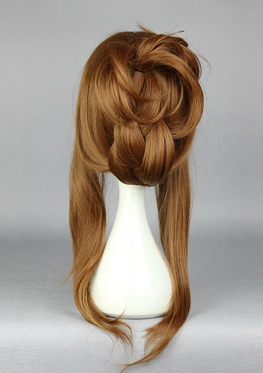 Brown 70cm Kantai Collection Inazuma Cosplay Wig 6 Brown 70cm Kantai Collection Inazuma Cosplay Wig - Image 4