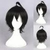 Black 30cm Orenchi No Furo Jijo Tatsumi Cosplay Wig -Cosplay Shopper Store COS 24 01 2