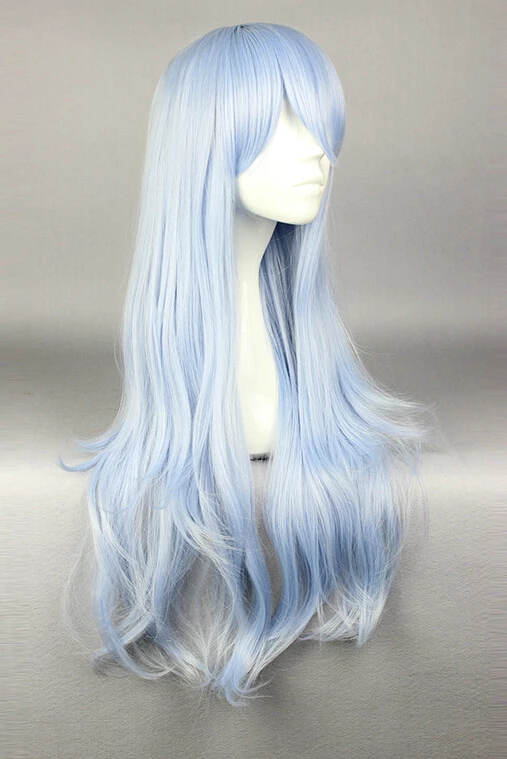 Blue 75cm Kantai Collection Hibiki Cosplay Wig 5 Blue 75cm Kantai Collection Hibiki Cosplay Wig - Image 3