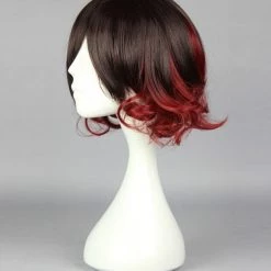 Black And Red 30cm Kantai Collection Mutsuki Cosplay Wig -Cosplay Shopper Store COS 25 03 5