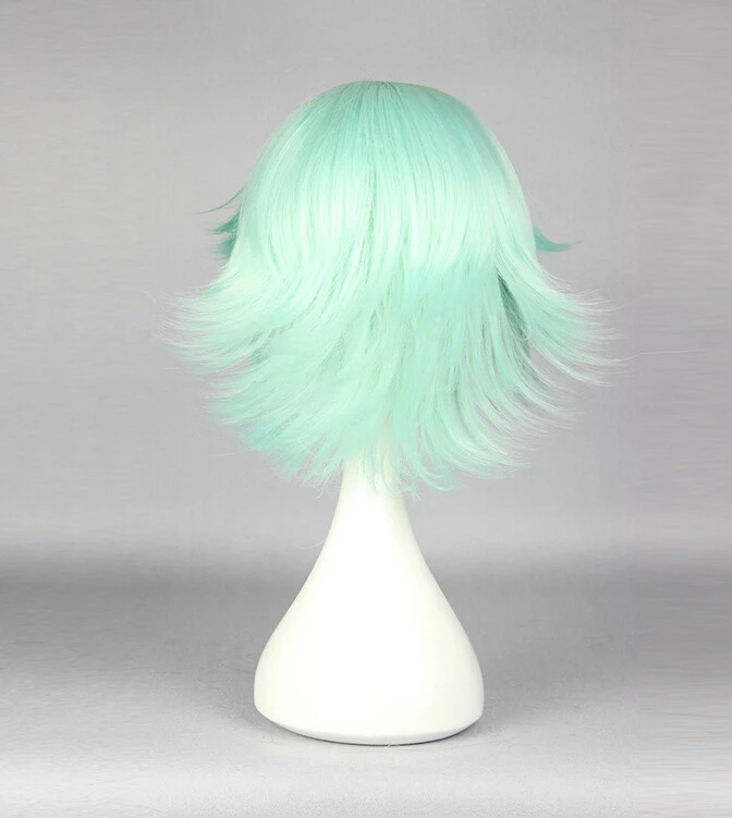 Green 30cm Yurikuma Arashi Life Beauty Cosplay Wig 6 Green 30cm Yurikuma Arashi Life Beauty Cosplay Wig - Image 4