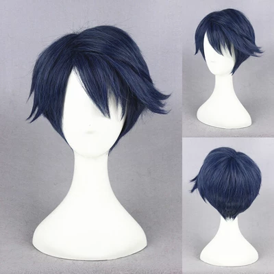 Blue 30cm Monthly Girls' Nozaki-kun Yu Kashima Cosplay Wig 3 Blue 30cm Monthly Girls' Nozaki-kun Yu Kashima Cosplay Wig