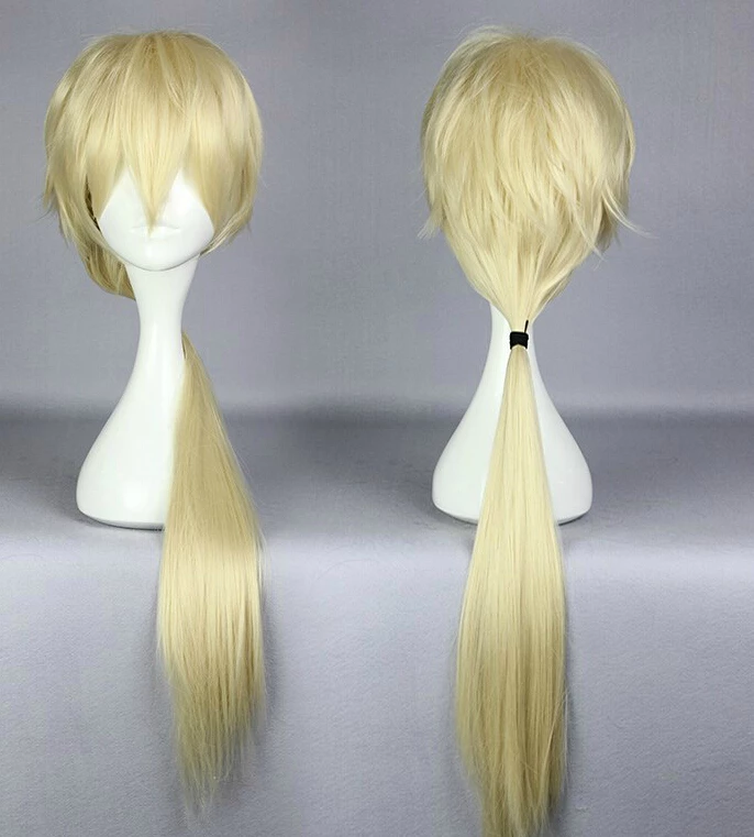 Golden 80cm Yurikuma Arashi Life Sexy Cosplay Wig 3 Golden 80cm Yurikuma Arashi Life Sexy Cosplay Wig