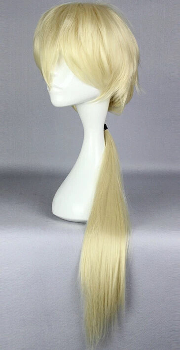 Golden 80cm Yurikuma Arashi Life Sexy Cosplay Wig 5 Golden 80cm Yurikuma Arashi Life Sexy Cosplay Wig - Image 3