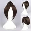 Brown 40cm Attack On Titan Hange Zoe Cosplay Wig 2 Brown 40cm Attack On Titan Hange Zoe Cosplay Wig -Cosplay Shopper Store COS 35 01 1