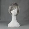 Grey 30cm Prison School Meiko Shiraki Cosplay Wig 2 Grey 30cm Prison School Meiko Shiraki Cosplay Wig -Cosplay Shopper Store COS 57 01 1