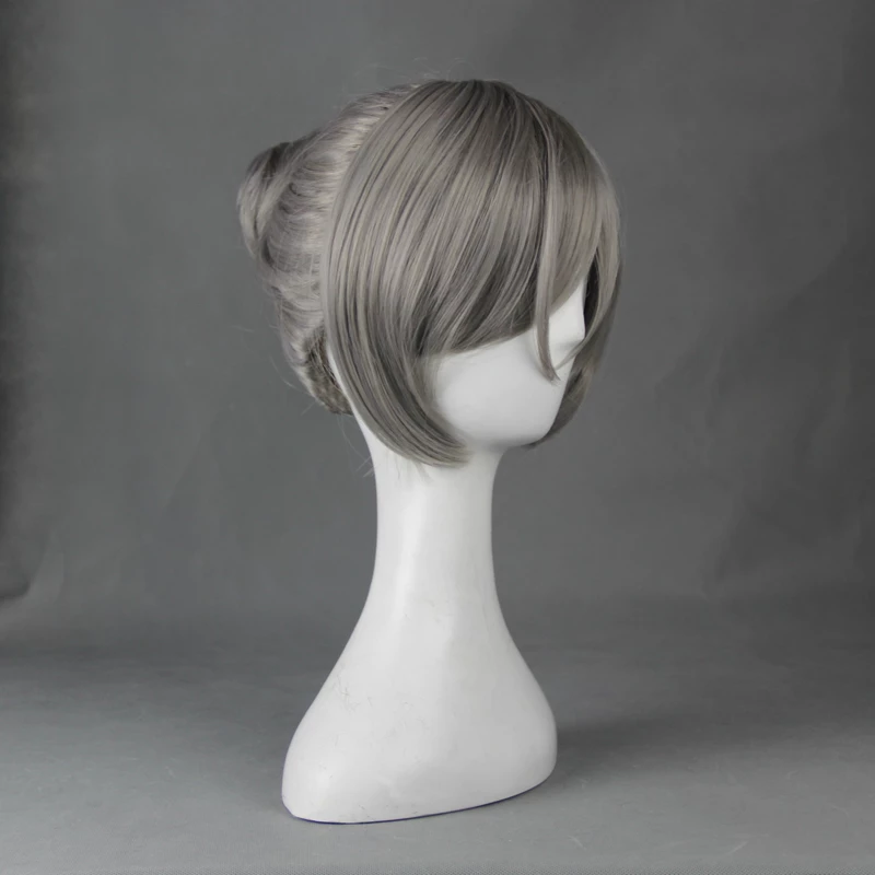 Grey 30cm Prison School Meiko Shiraki Cosplay Wig 4 Grey 30cm Prison School Meiko Shiraki Cosplay Wig - Image 2