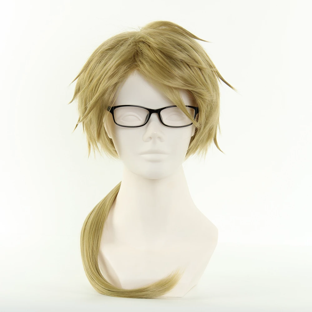 Tawny 65cm Bungo Stray Dogs Doppo Kunikida Cosplay Wig 2 Tawny 65cm Bungo Stray Dogs Doppo Kunikida Cosplay Wig