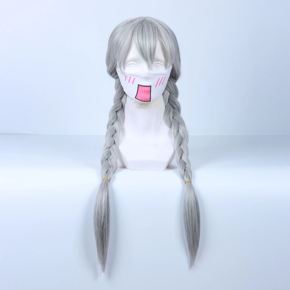 Silver 80cm Zootopia Judy Hopps Human Cosplay Wig 3 Silver 80cm Zootopia Judy Hopps Human Cosplay Wig