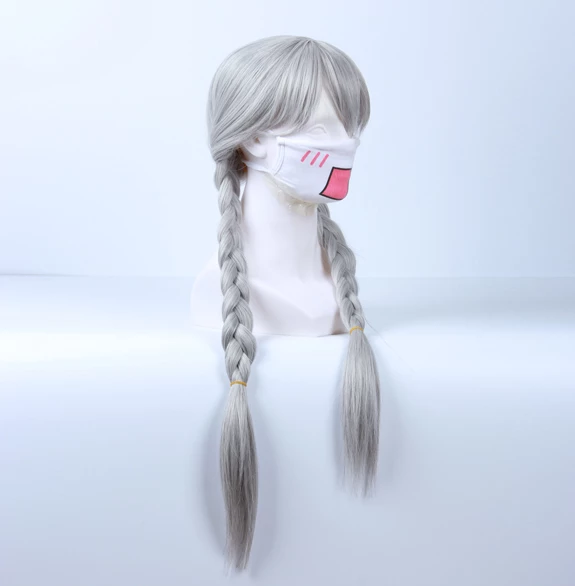 Silver 80cm Zootopia Judy Hopps Human Cosplay Wig 4 Silver 80cm Zootopia Judy Hopps Human Cosplay Wig - Image 2