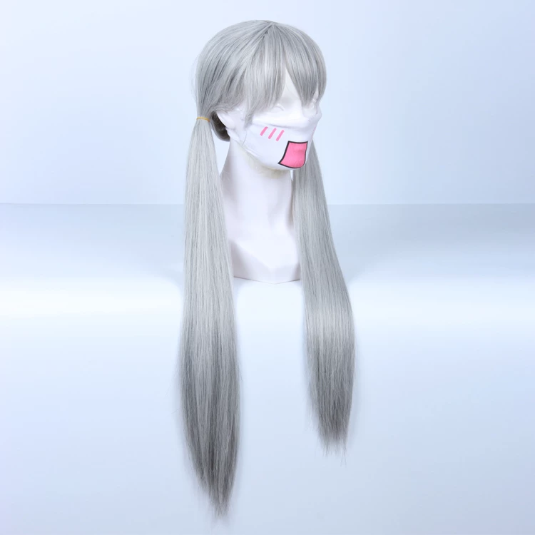 Silver 80cm Zootopia Judy Hopps Cosplay Wig 4 Silver 80cm Zootopia Judy Hopps Cosplay Wig - Image 2