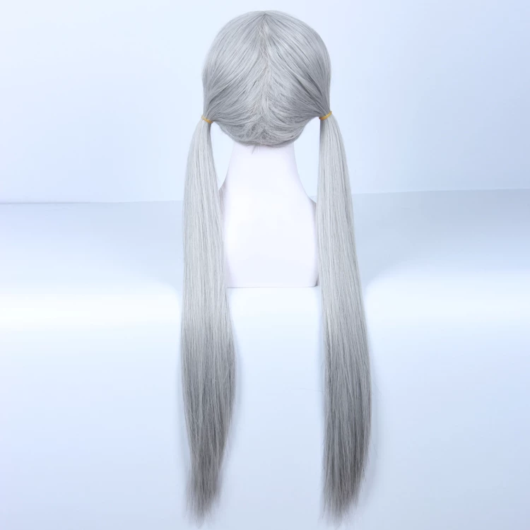 Silver 80cm Zootopia Judy Hopps Cosplay Wig 5 Silver 80cm Zootopia Judy Hopps Cosplay Wig - Image 3