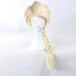 Golden 65cm Frozen Princess Elsa Cosplay Wig